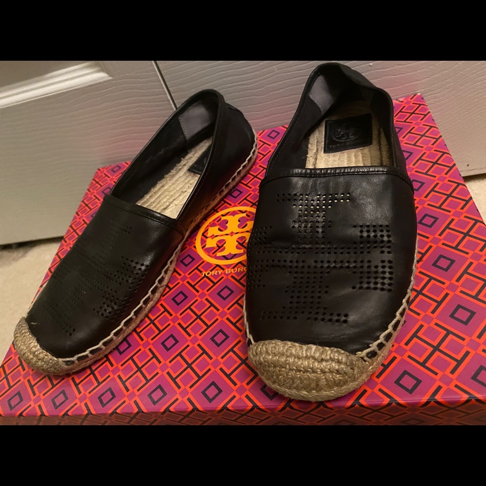 Black Tory Burch Espadrilles sz 7.5